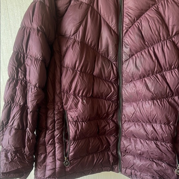 Michael Kors Purple Puffer Jacket - Picture 3 of 11